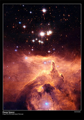 Hubble Space Telescope Poster - Star On A Hubble Diet