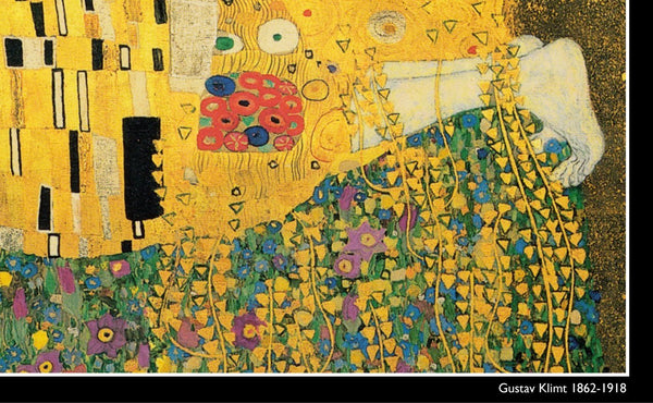 Gustav Klimt, The Kiss Poster