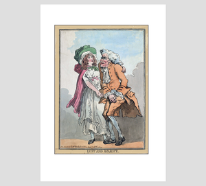 Rowlandson Lust and Avarice Print