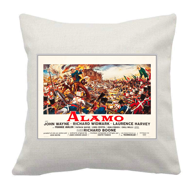 Icons - John Wayne in The Alamo Cushion Cover
