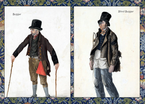 Beggars by John Dempsey - Place Mat