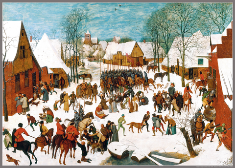 Pieter Bruegel the Elder - Massacre of the Innocents 60 x 43 cm Poster