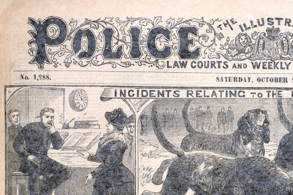 Jack the Ripper, Police News, Oct 20th 1888 Poster