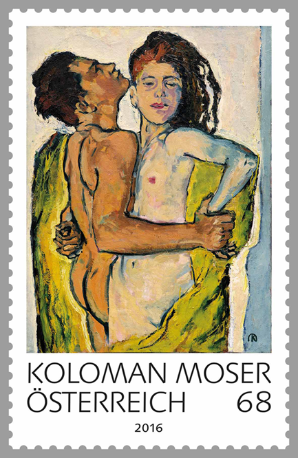 Koloman Moser Österreich 68 A2 Poster