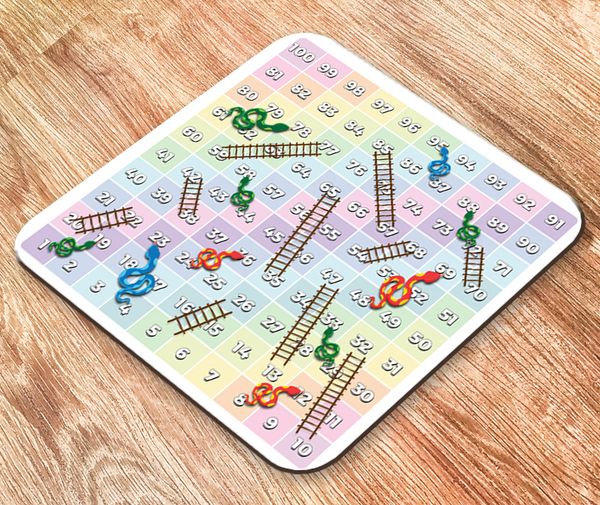 Children's Snakes and Ladders Placemat