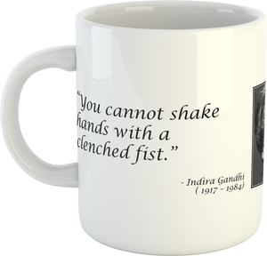 Indira Gandhi  Quotation Mug