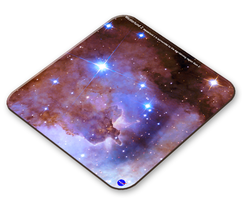 Hubble Space Telescope Image - Westerlund 2 Placemat