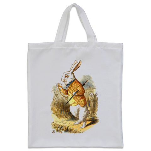 Alice in Wonderland Rabbit Tote Bag