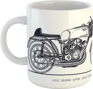 1953 Gilera 4/500 (Geoff Duke) Motorcycle Mug