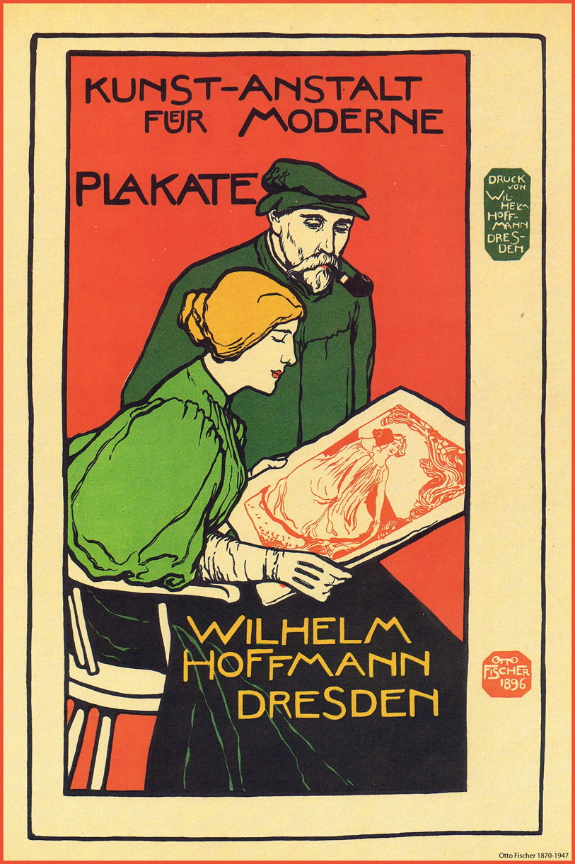 Kunst Anstalt fur Moderne Plakat 39.5 x 59.4 cm Poster