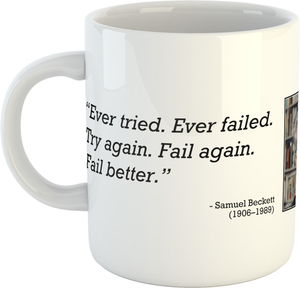 Samuel Beckett Quotation Mug