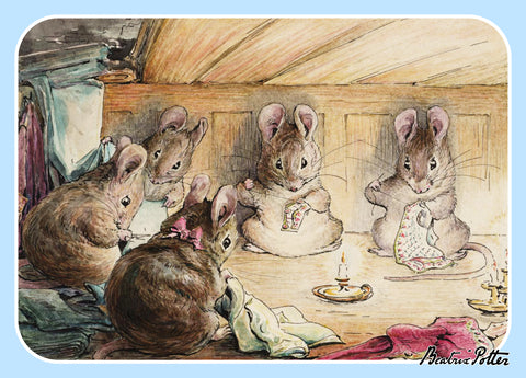 Beatrix Potter Mice at Work Placemat