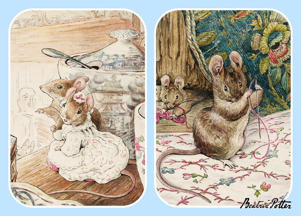 Beatrix Potter Two Mice at Work Placemat