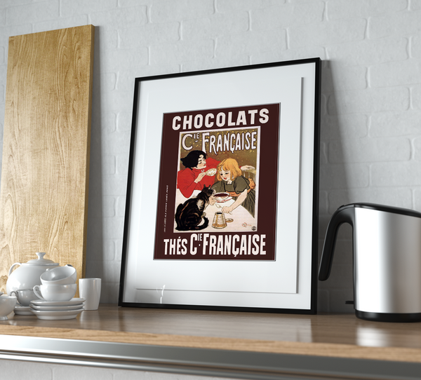 Steinlen Chocolate Cie Francaise Print