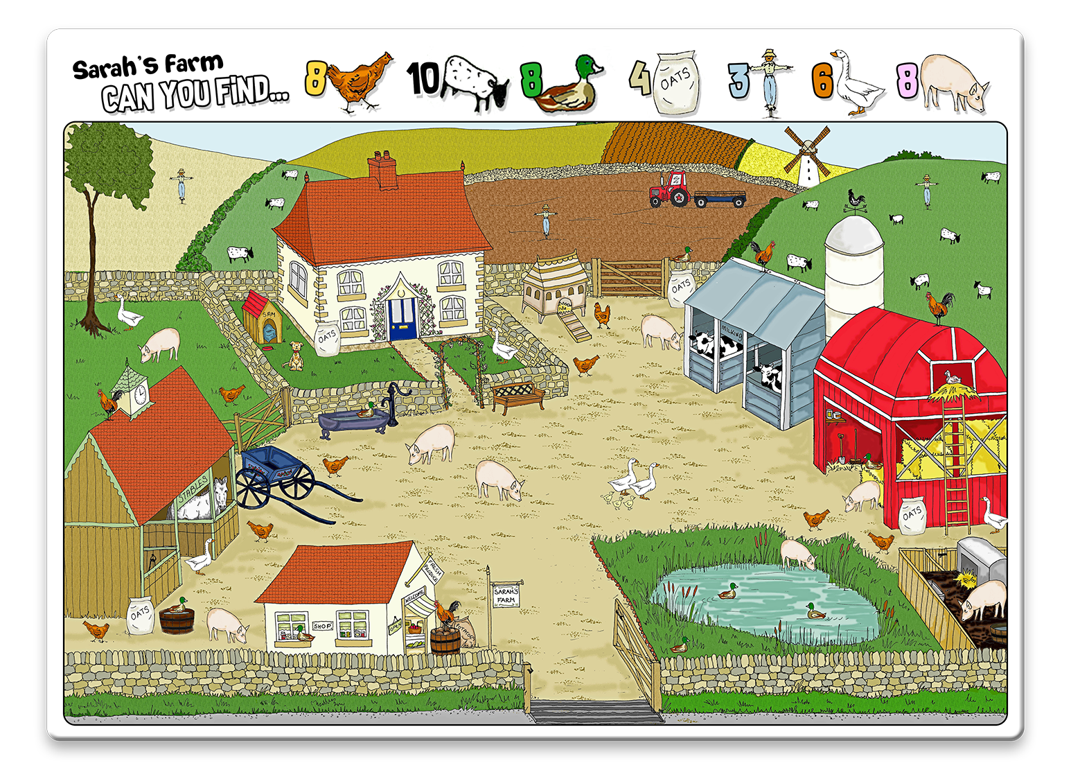 Sarah's Farm Placemat