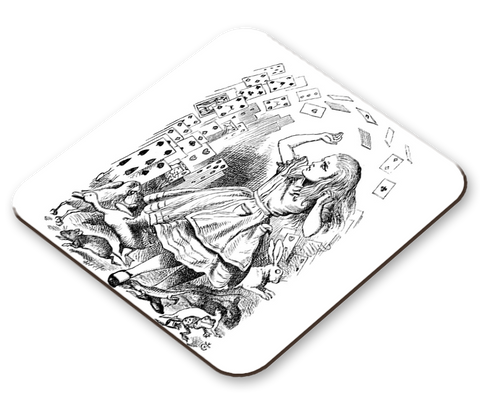 Alice in Wonderland Playing Cards Coaster