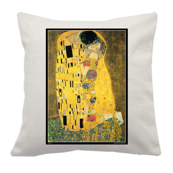 Gustav Klimt's The Kiss Cushion Cover