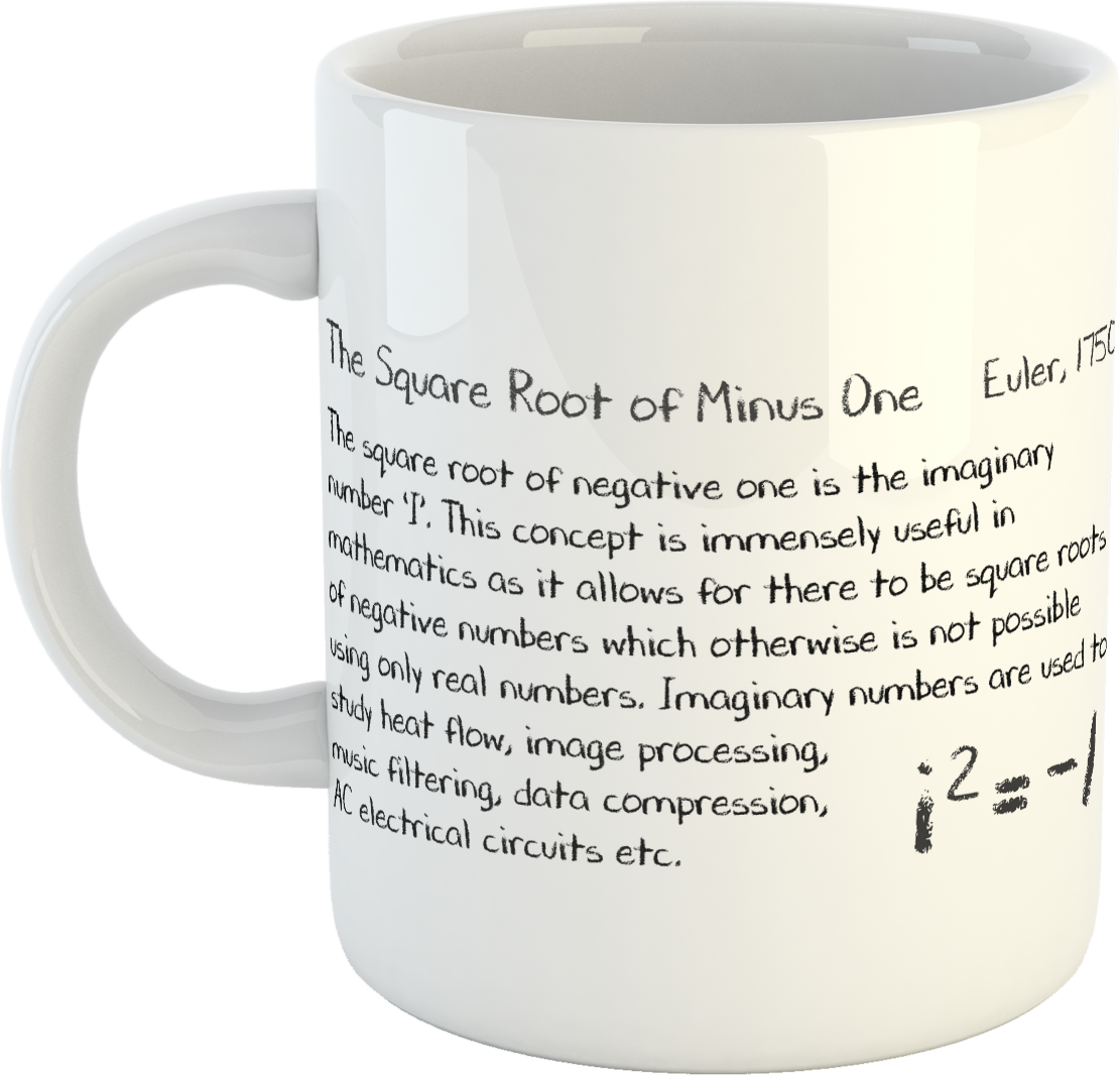 The Square Root of Minus One Mug