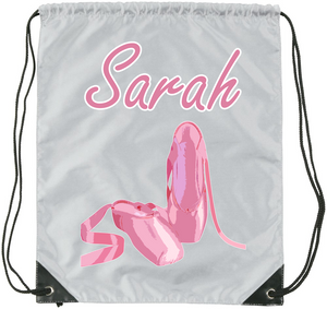 Personalised Sports Bag - Ballerina Shoes