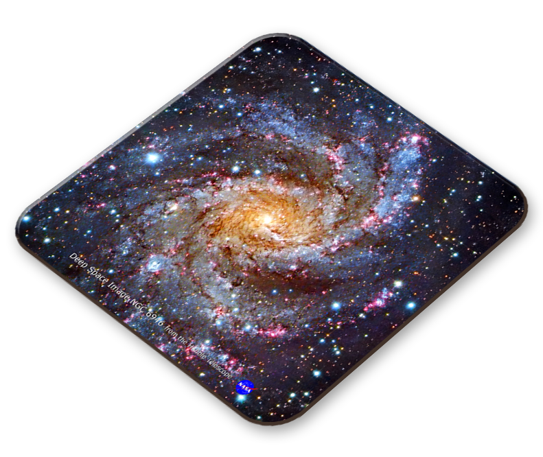 Hubble Space Telescope Image - Deep Space NGC 6946 Placemat