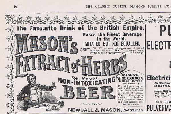 1890's Newspaper Advertisements Poster