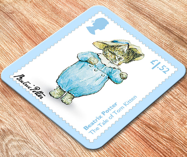 Beatrix Potter Stamp Tom Kitten Coaster