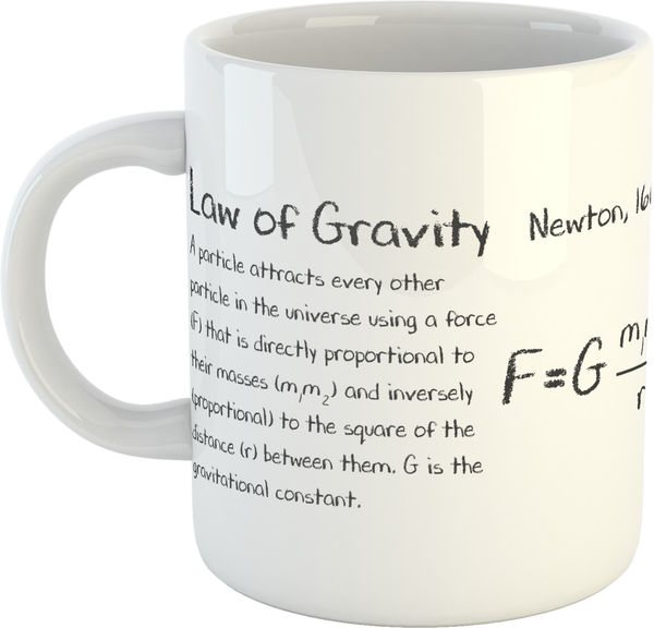 Law of Gravity Mug