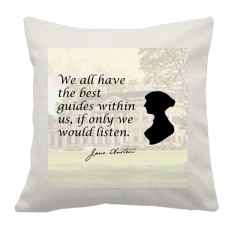 Jane Austen“We all have the...” Cushion