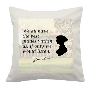 Jane Austen“We all have the...” Cushion