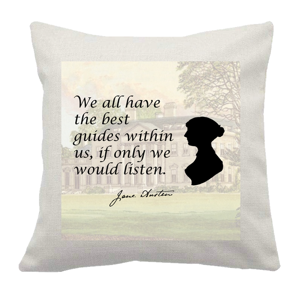 Jane Austen“We all have the...” Cushion