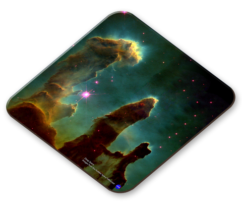 Hubble Space Telescope Image - Deep Space 3 Placemat