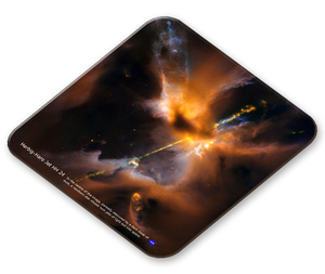 Hubble Space Telescope Image - Herbig-Haro Jet HH 24 Placemat