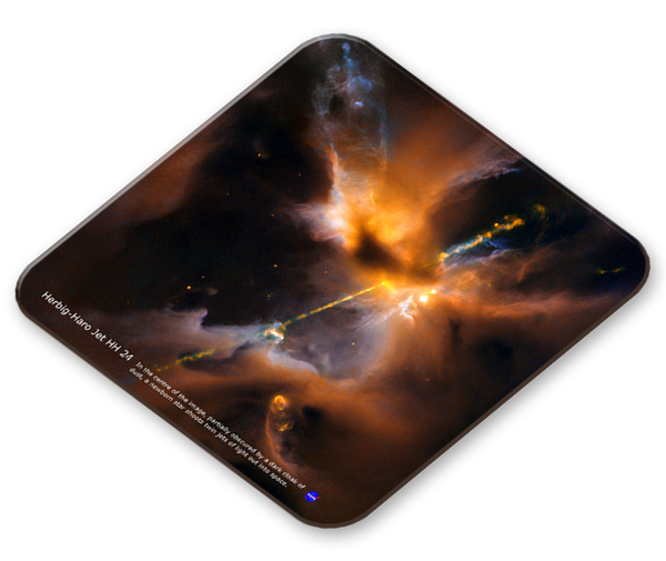 Hubble Space Telescope Image - Herbig-Haro Jet HH 24 Placemat