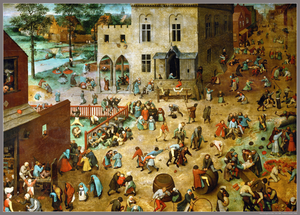 Pieter Bruegel the Elder Children's Games Poster
