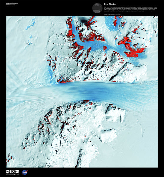 Byrd Glacier - Satellite Photography