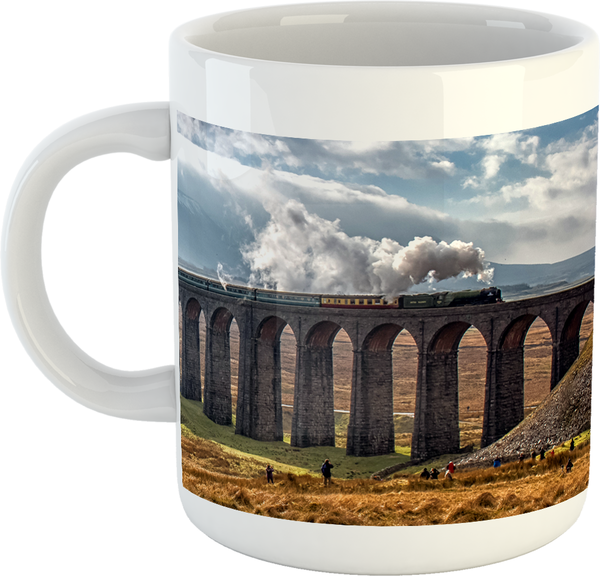 The Ribblehead Viaduct or Batty Moss Viaduct carries trains from the Settle-Carlisle Railway across the valley of the River Ribble at Ribblehead, in North Yorkshire, England.  The viaduct, built by the Midland Railway, is a Grade II* listed structure.