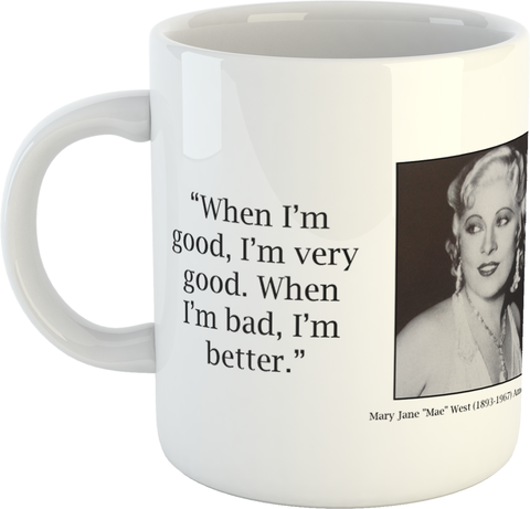 Mae West Quotation Mug