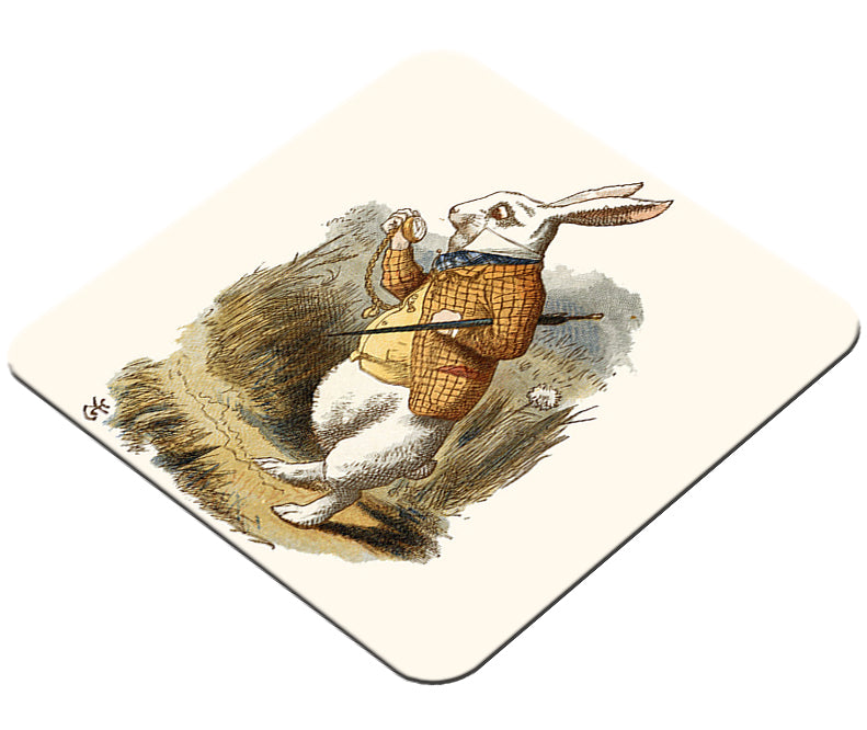 Alice in Wonderland White Rabbit Colour Coaster