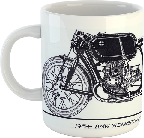 1954 BMW Rennsport 500cc Motorcycle Mug