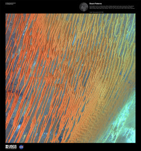 Desert Patterns - Satellite Photography