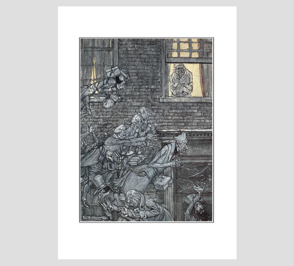 Dickens A Christmas Carol: Scrooge's Dream Print