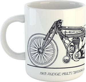 "Rudge it, do not trudge it." was the advertising slogan for the 1913 Rudge-Multi Brooklands 500 motorcycle. This classic motorbike triumphed in both the Isle of Man TT and the later Speedway circuits, due to its innovative engine and transmission design.  A lovely gift for any motorcycle afficionado.