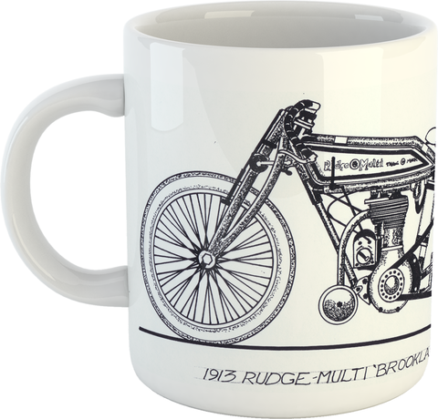 "Rudge it, do not trudge it." was the advertising slogan for the 1913 Rudge-Multi Brooklands 500 motorcycle. This classic motorbike triumphed in both the Isle of Man TT and the later Speedway circuits, due to its innovative engine and transmission design.  A lovely gift for any motorcycle afficionado.