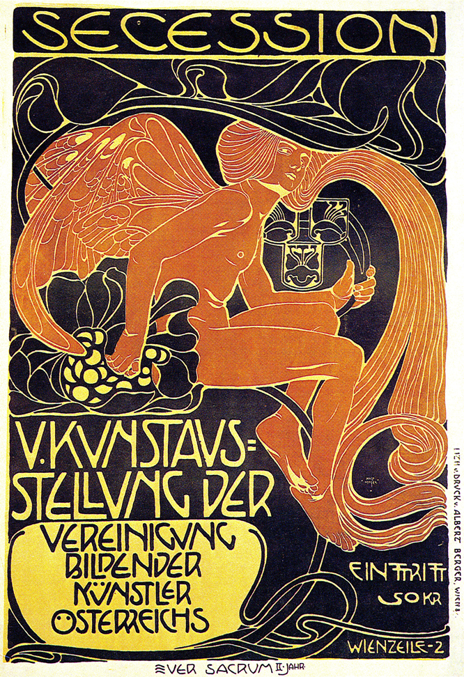 Koloman Moser, Secession 40 x 60 cm Poster