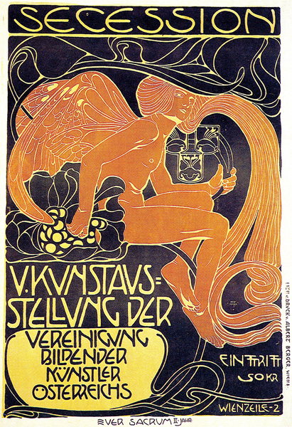 Koloman Moser, Secession 40 x 60 cm Poster