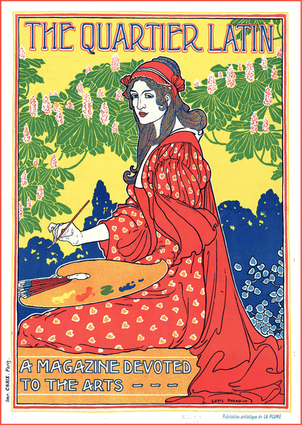 Louis Rhead The Quatier Latin 40 x 59.4 cm Poster