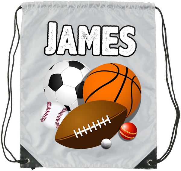 Personalised Sports Bag - Sports Balls
