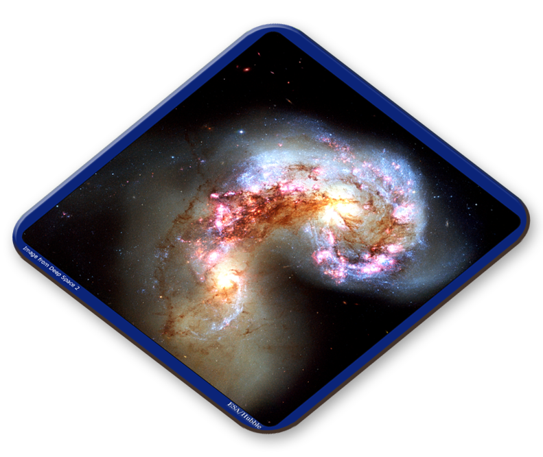Hubble Space Telescope Image - Deep Space 2 Placemat