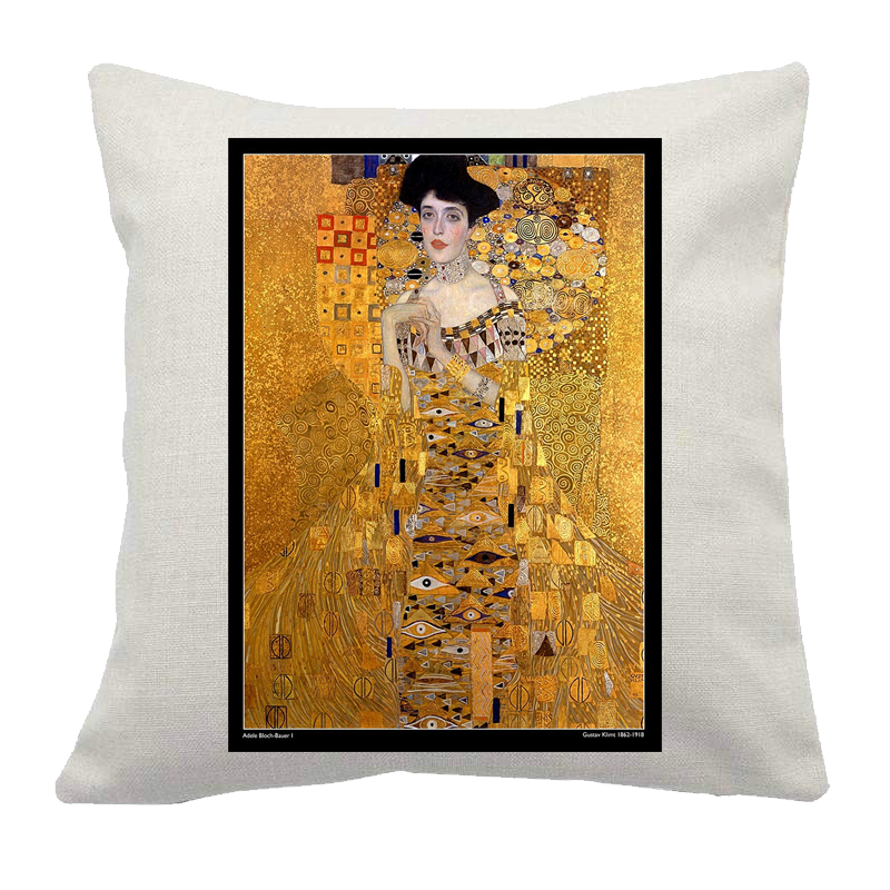 Gustav Klimt Adele Bloch-Bauer I Cushion Cover