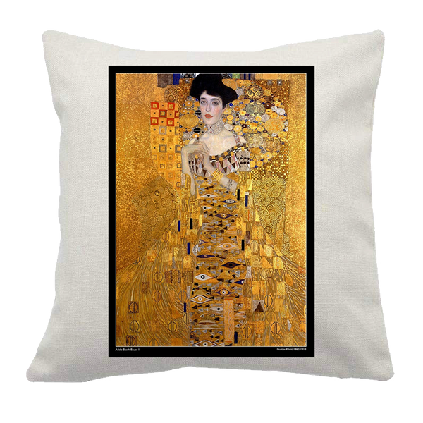 Gustav Klimt Adele Bloch-Bauer I Cushion Cover